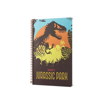 Jurassic Park Wellcome To Spiralli Defter Kahverengi 80 Yaprak 17 X 24