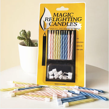 Sihirli Sönmeyen Mum 10 Adet