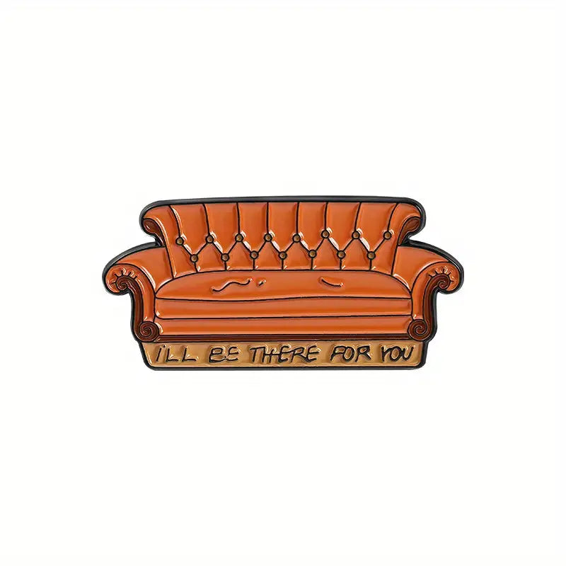 Friends Sofa Pin Rozet Broş