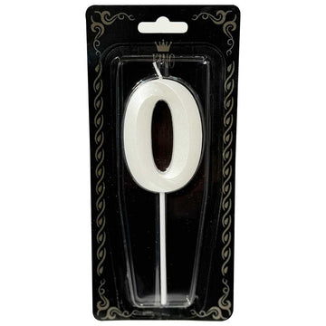 0 Rakam Mum İnci Beyaz 7 cm