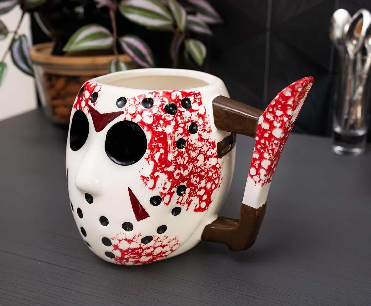 13. Cuma (Friday The 13th) "Jason Voorhees "Maske Bıçaklı Seramik Kupa