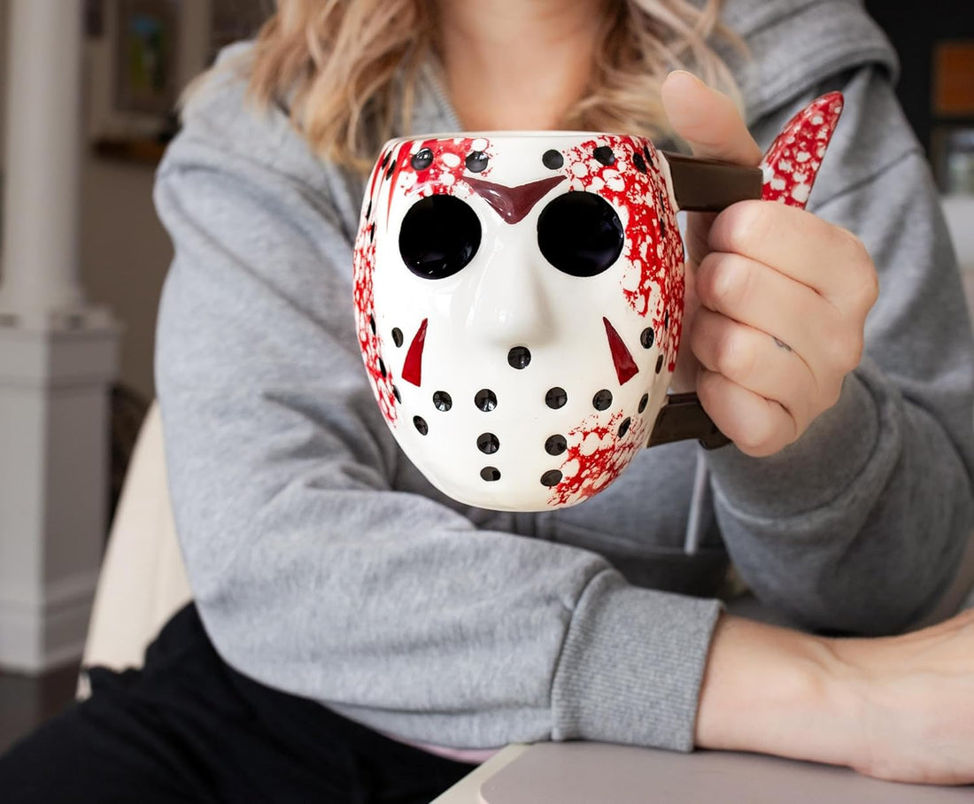13. Cuma (Friday The 13th) "Jason Voorhees "Maske Bıçaklı Seramik Kupa