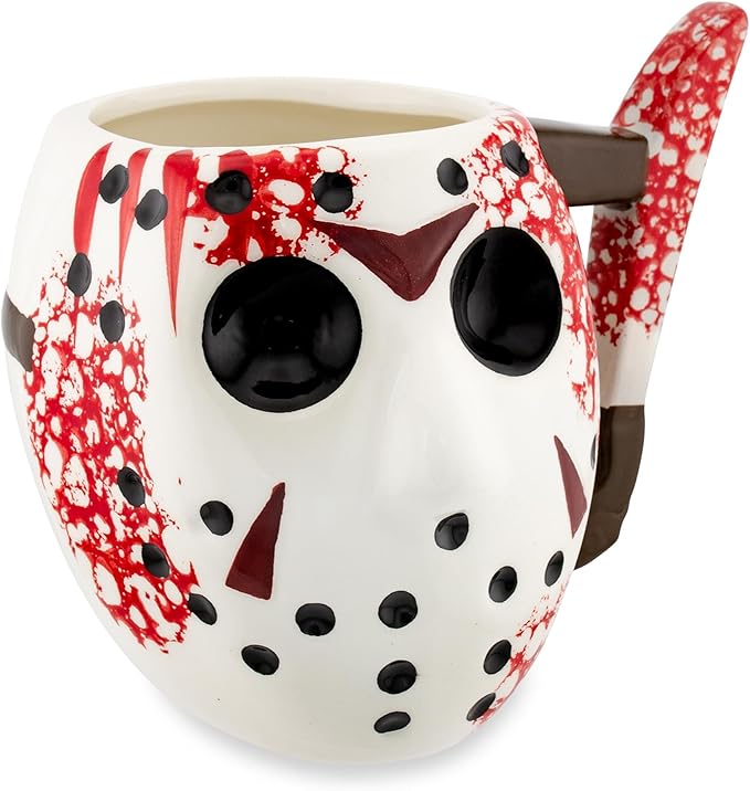 13. Cuma (Friday The 13th) "Jason Voorhees "Maske Bıçaklı Seramik Kupa