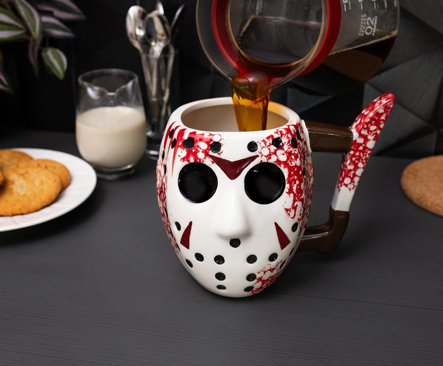 13. Cuma (Friday The 13th) "Jason Voorhees "Maske Bıçaklı Seramik Kupa