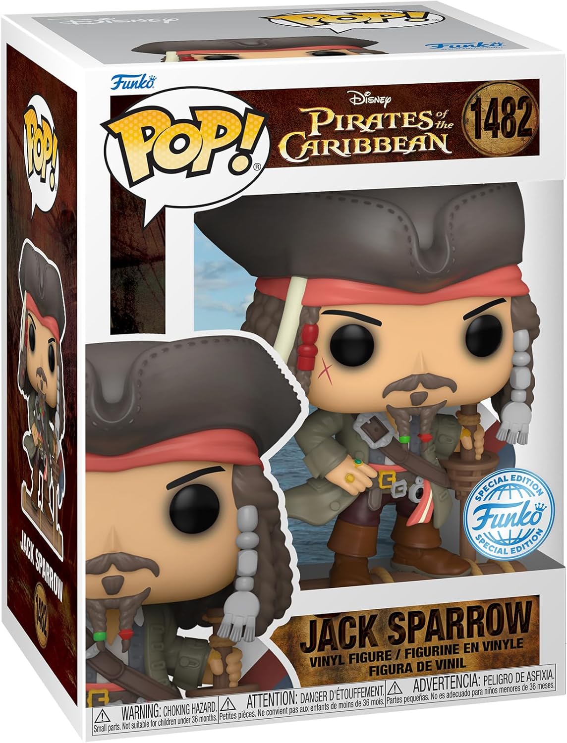 Funko Pop! Pirates Of The Caribbean - Jack Sparrow - 1482