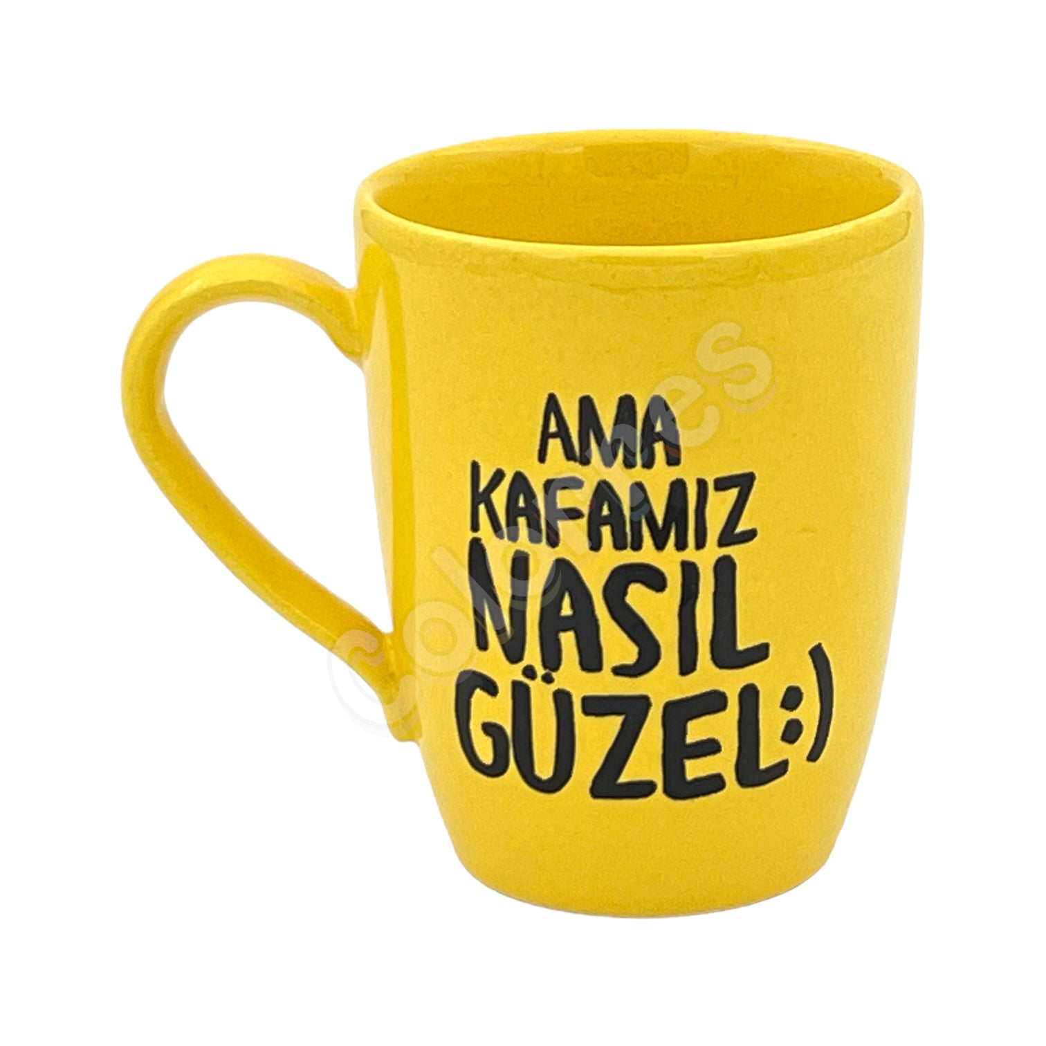 Ama Kafamız Nasıl Güzel Oval Kupa