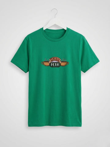 Friends 'Central Perk' Yeşil Regular Tişört T-Shirt