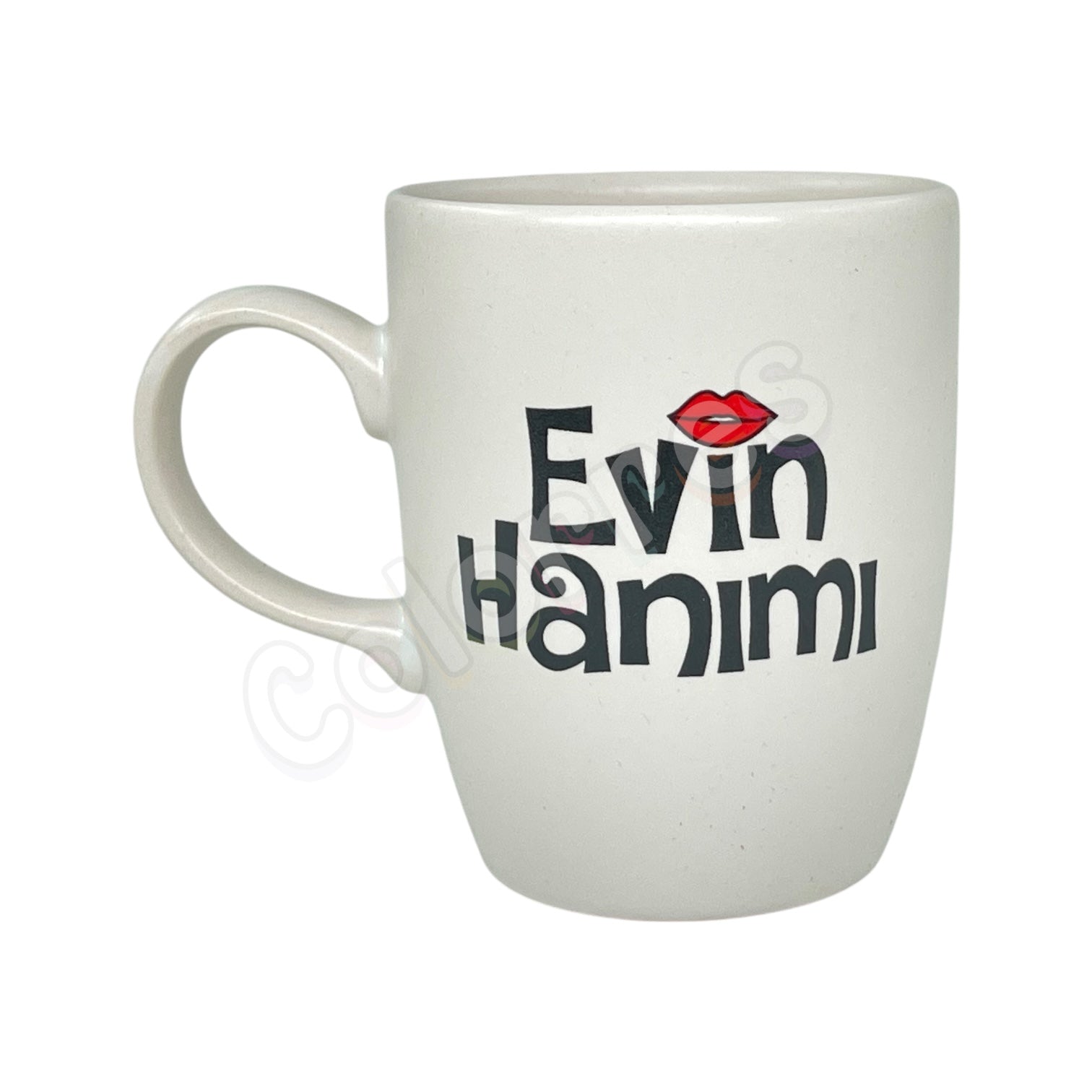 Evin Hanımı - Oval Krem Kupa