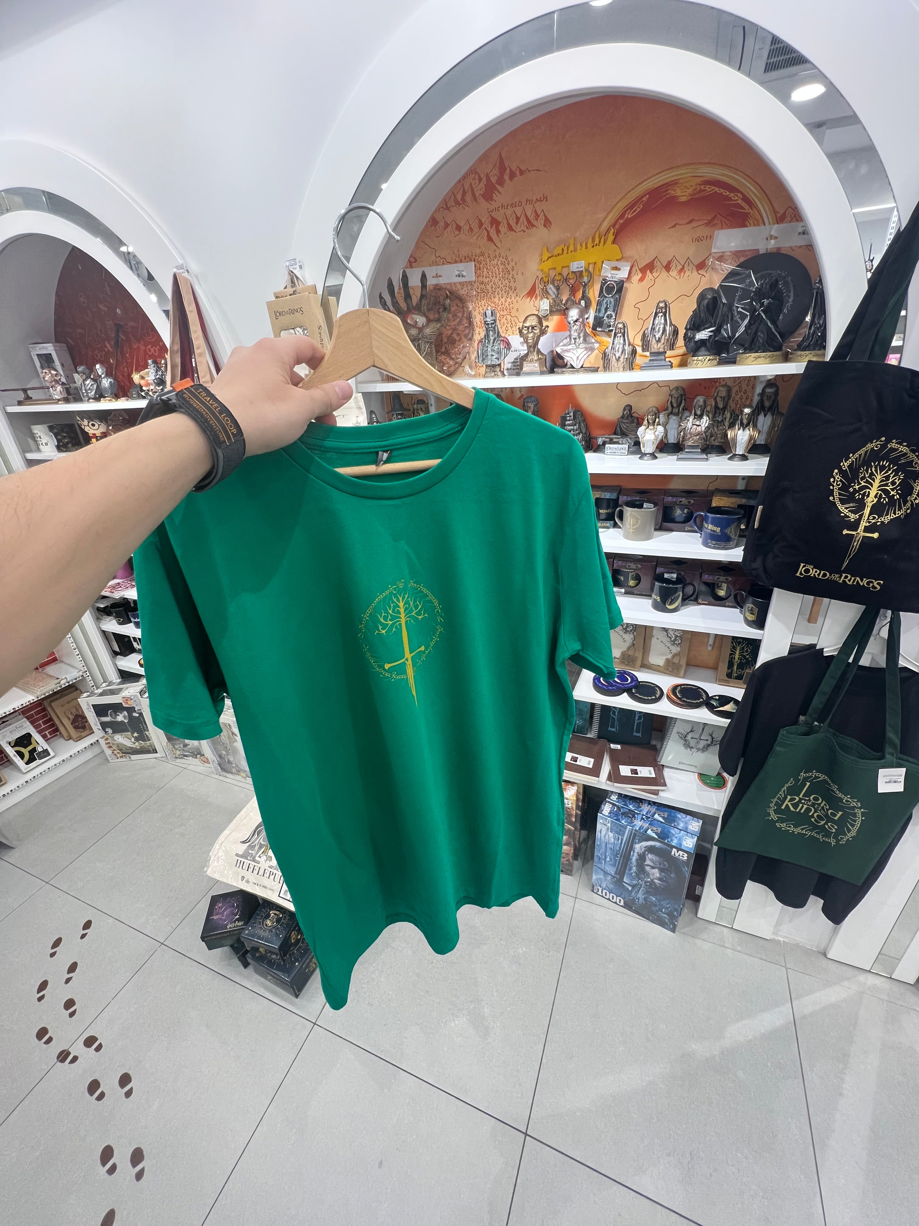 Lord of the Rings 'Narsil' Yeşil Regular Tişört T-Shirt