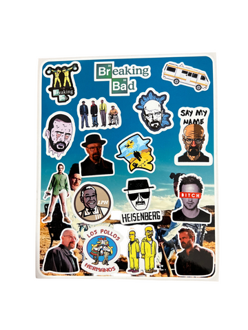 Breaking Bad Sticker Seti 14x17cm