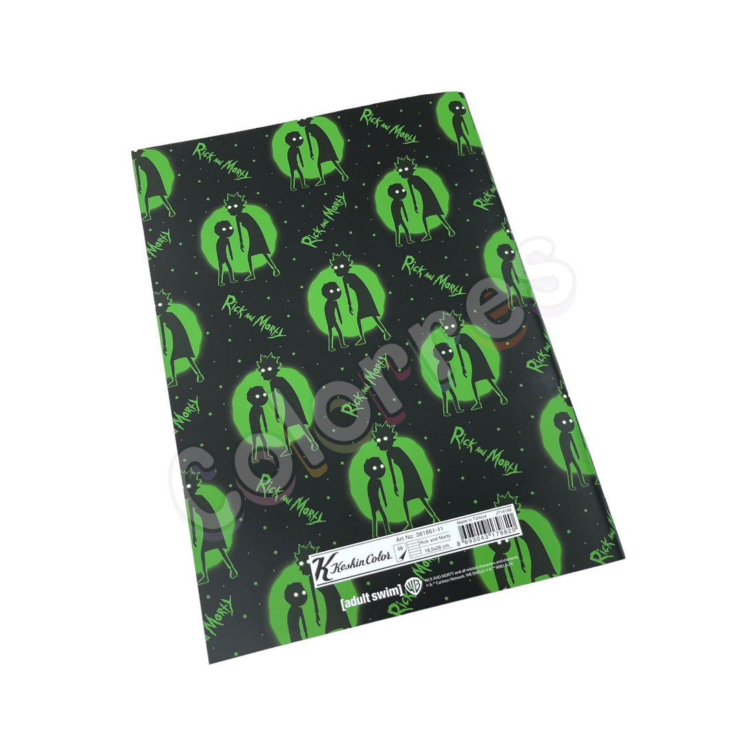 Rick and Morty Night Family Çizgili Tel Dikişli Defter