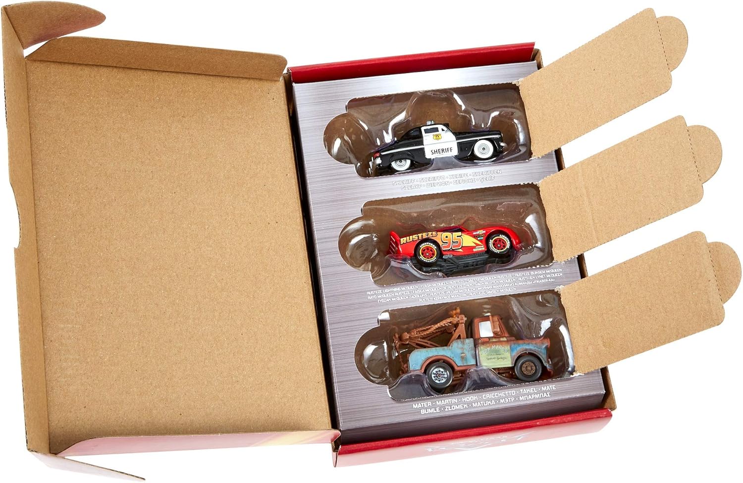 Mattel Disney Pixar Cars Die-Cast Araç 3'lü Araç Paketi