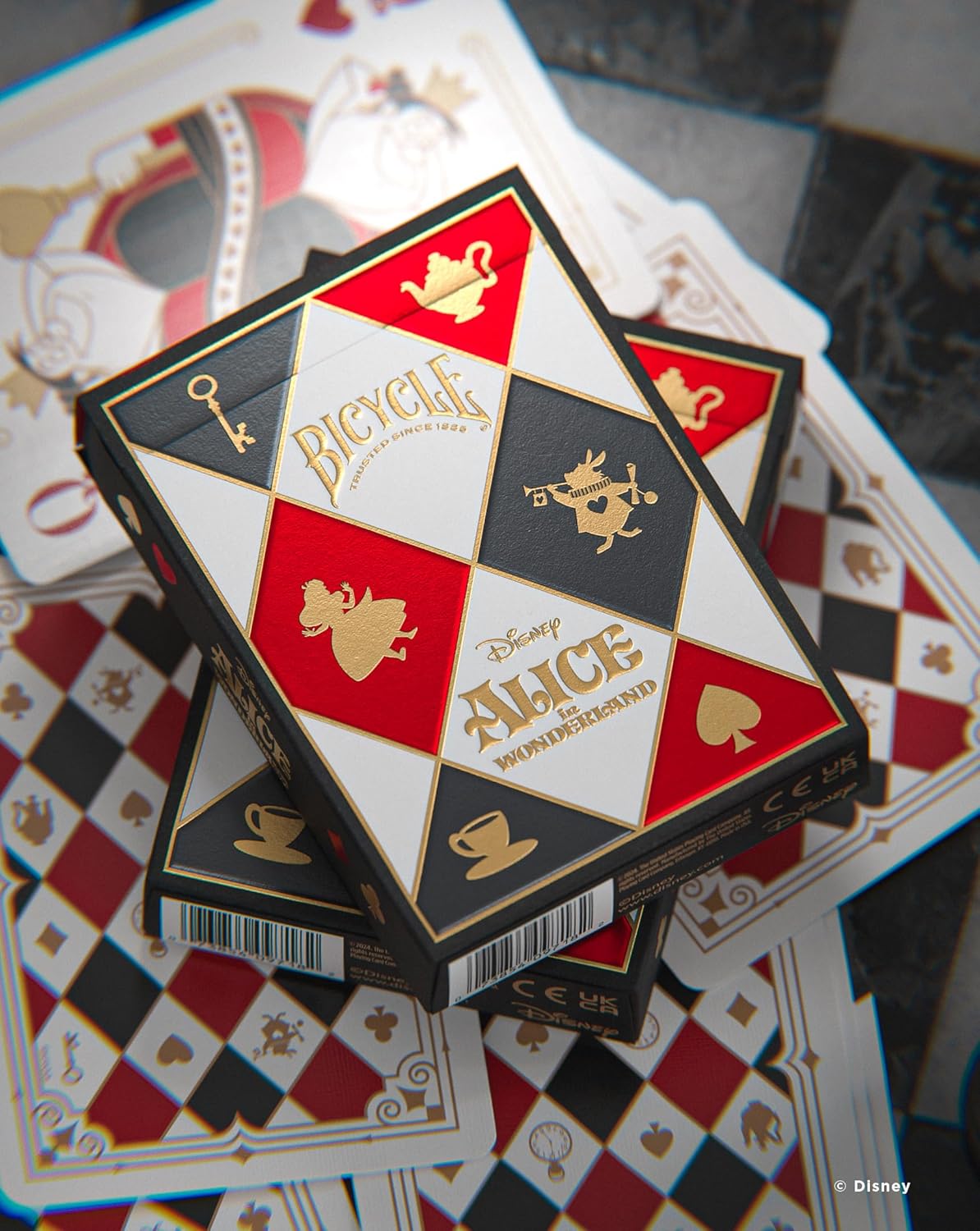 Bicycle Disney Alice Harikalar Diyarında Inspired Playing Cards