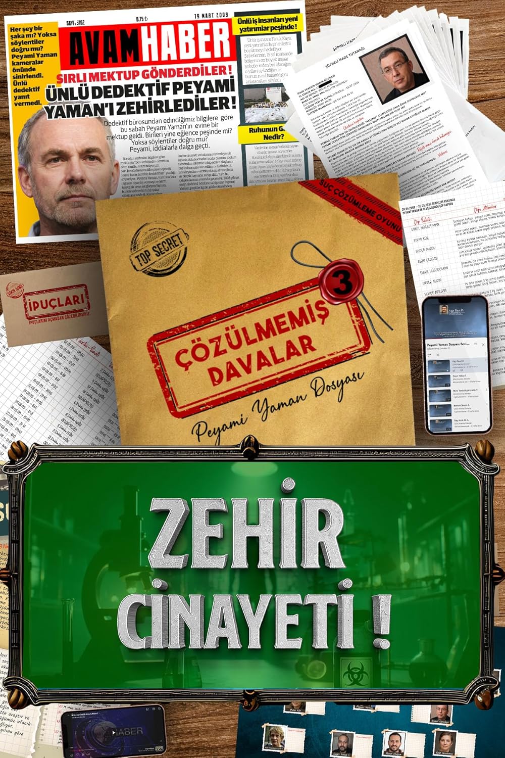 Çözülmemiş Davalar Dedektiflik Oyunu 3 Zehir Cinayeti Dosyası