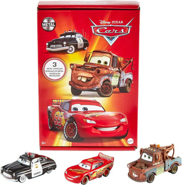 Mattel Disney Pixar Cars Die-Cast Araç 3'lü Araç Paketi