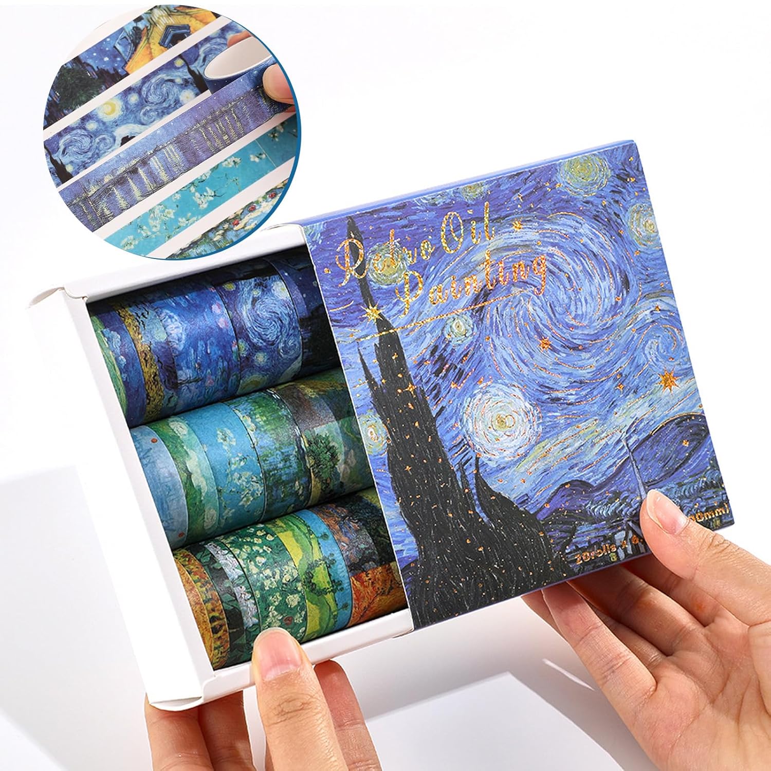 Van Gogh Temalı Dekoratif Bant 20 Rulo