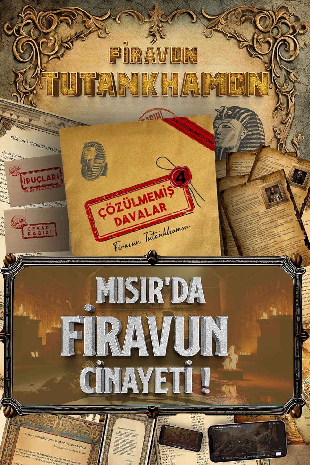 Çözülmemiş Davalar Dedektiflik Oyunu 4 Firavun Tutankhamon Dosyası