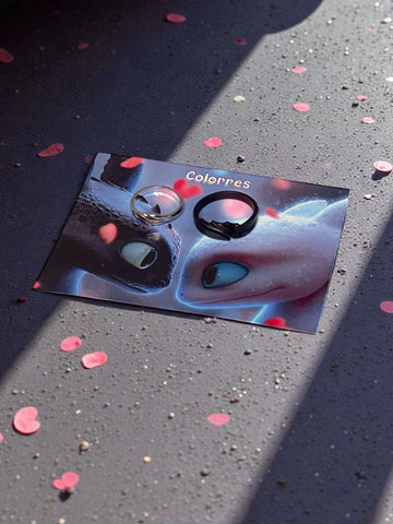 Night Fury & Light Fury Çift Yüzükleri (Ejderhanı Nasıl Eğitirsin)