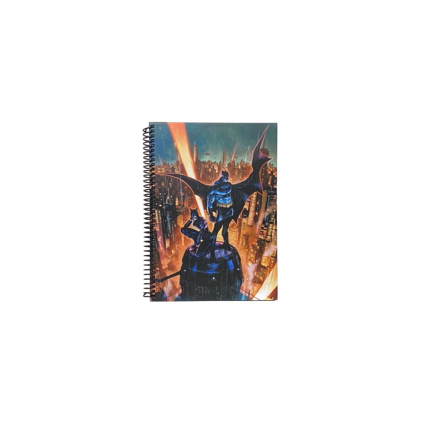 Batman Gotham City Spiralli Sert Kapak Kareli Defter 96 Yaprak