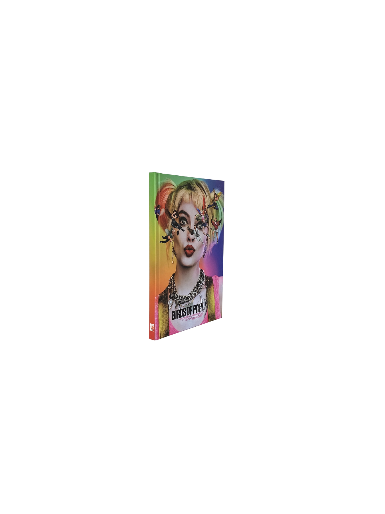 Harley Quinn Birds Sert Kapak Çizgili Defter 96 Yaprak