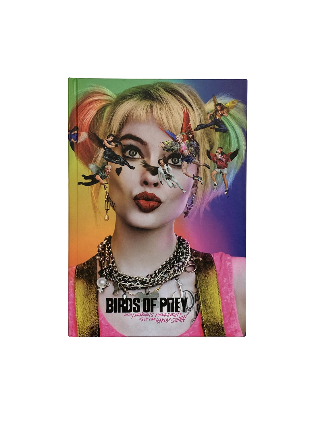 Harley Quinn Birds Sert Kapak Çizgili Defter 96 Yaprak