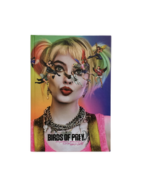 Harley Quinn Birds Sert Kapak Çizgili Defter 96 Yaprak