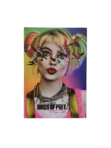 Harley Quinn Birds Sert Kapak Çizgili Defter 96 Yaprak