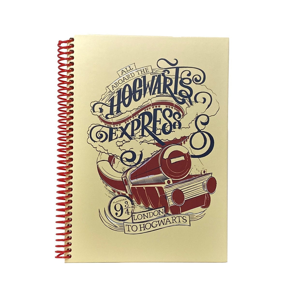 Harry Potter Hogwarts Express Spiralli Sert Kapak Kareli Defter