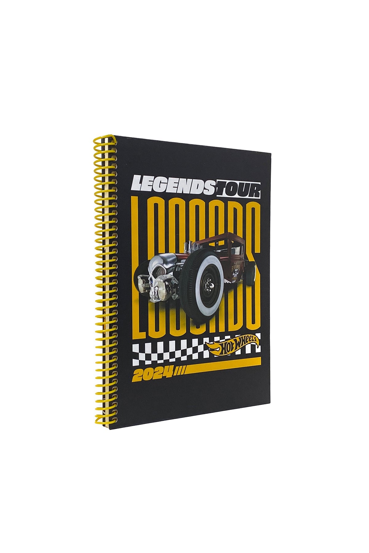 Hot Wheels Legends Tour Spiralli Sert Kapak Kareli Defter