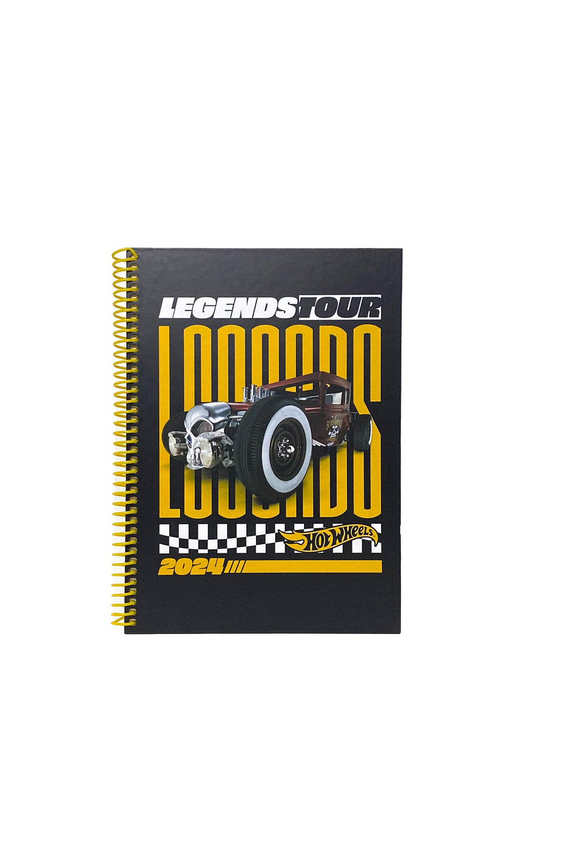Hot Wheels Legends Tour Spiralli Sert Kapak Kareli Defter