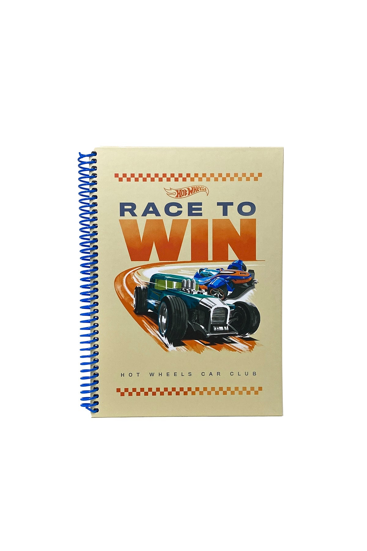 Hot Wheels Race To Win Spiralli Sert Kapak Kareli Defter
