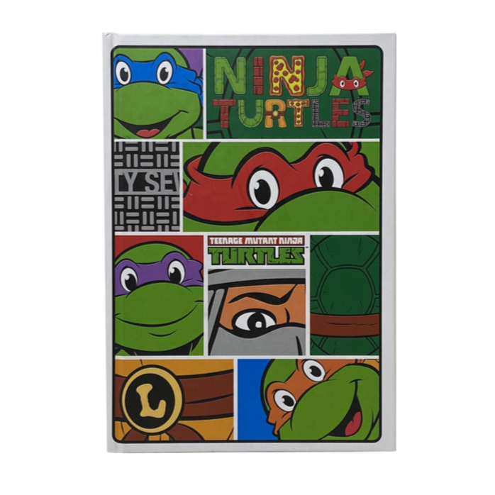 Ninja Turtles Tmnt Sert Kapak Çizgili Defter 96 Yaprak