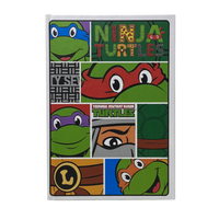 Ninja Turtles Tmnt Sert Kapak Çizgili Defter 96 Yaprak