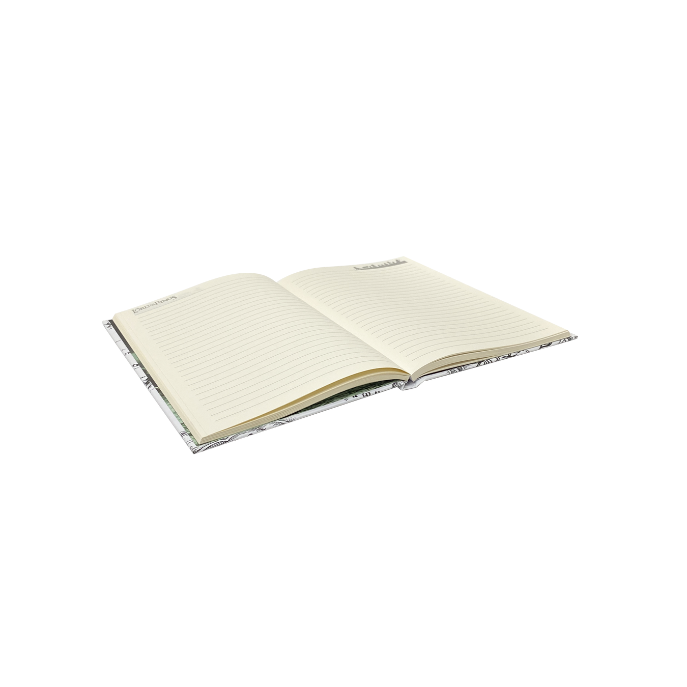 Lord Of The Rings  Middle Earth Map Sert Kapak Çizgili Defter