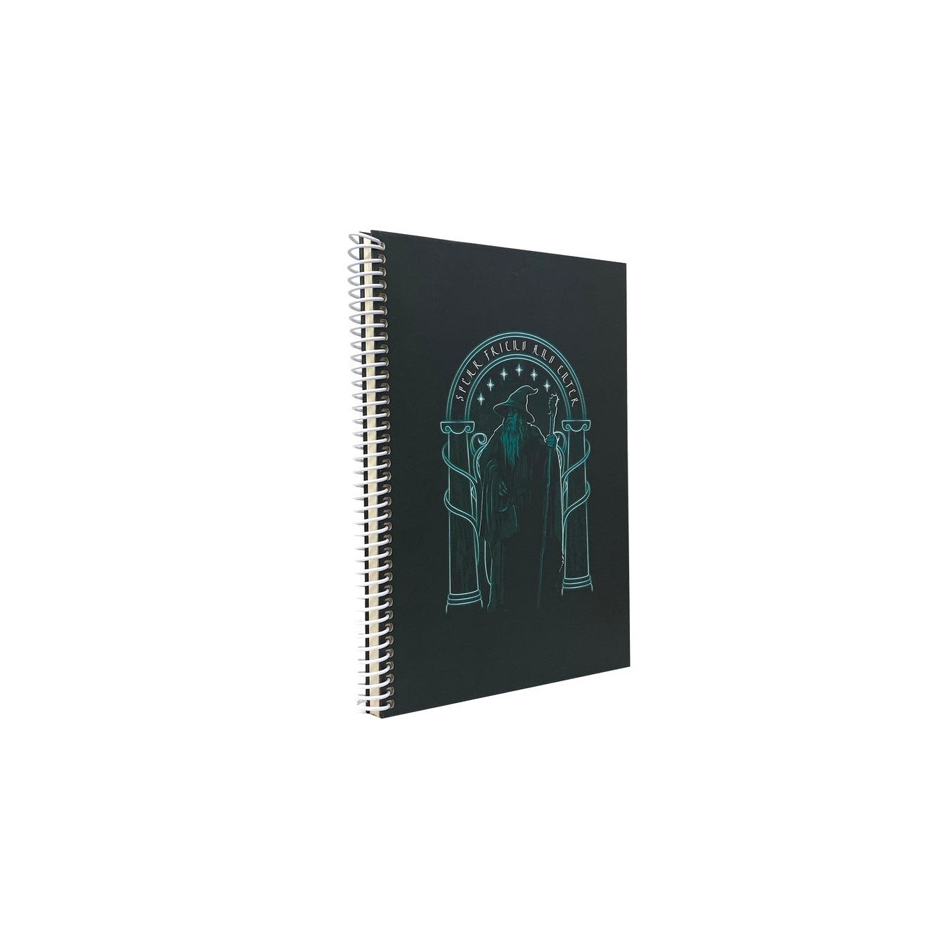 Lord Of The Rings Gandalf Spiralli Sert Kapak Kareli Defter 96 Yaprak