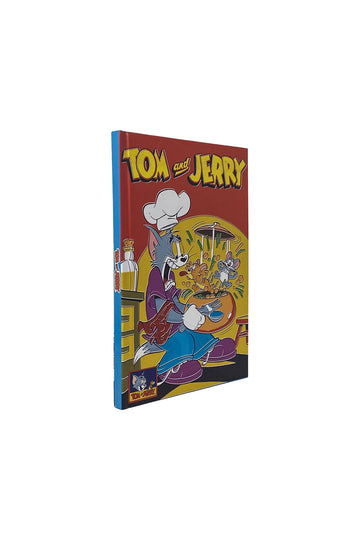Tom & Jerry Chef Tom Sert Kapak Çizgili Defter