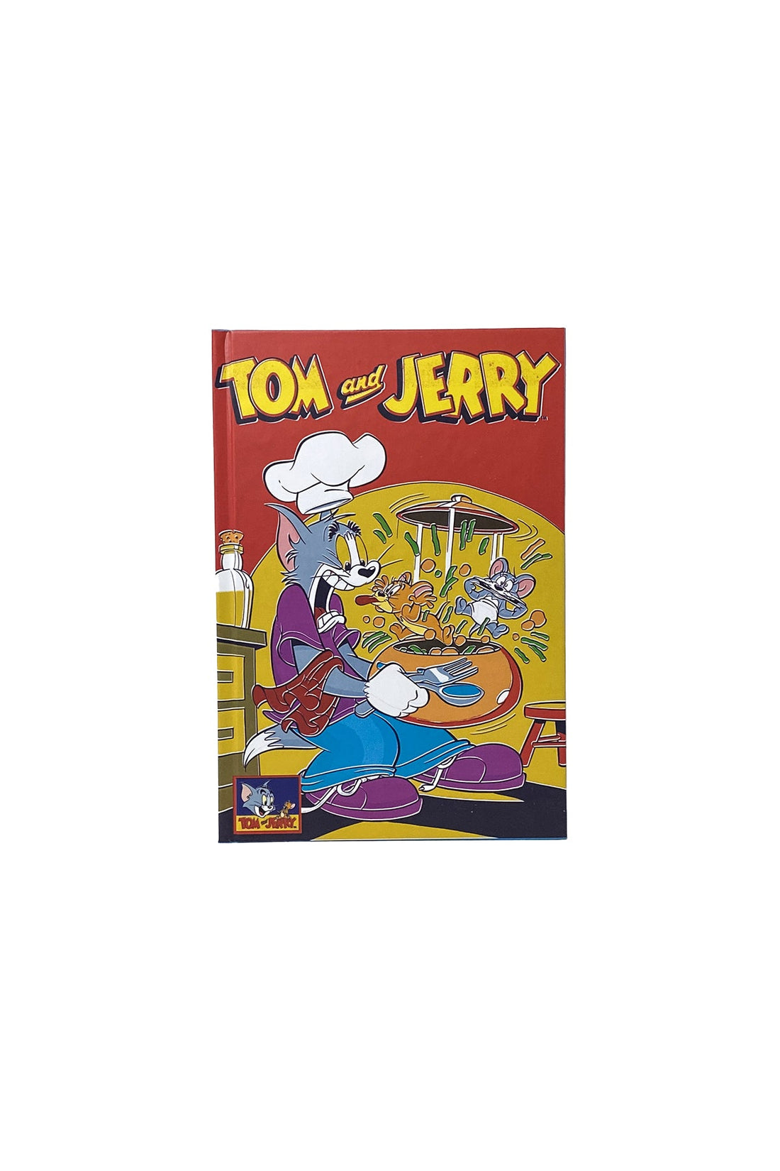 Tom & Jerry Chef Tom Sert Kapak Çizgili Defter