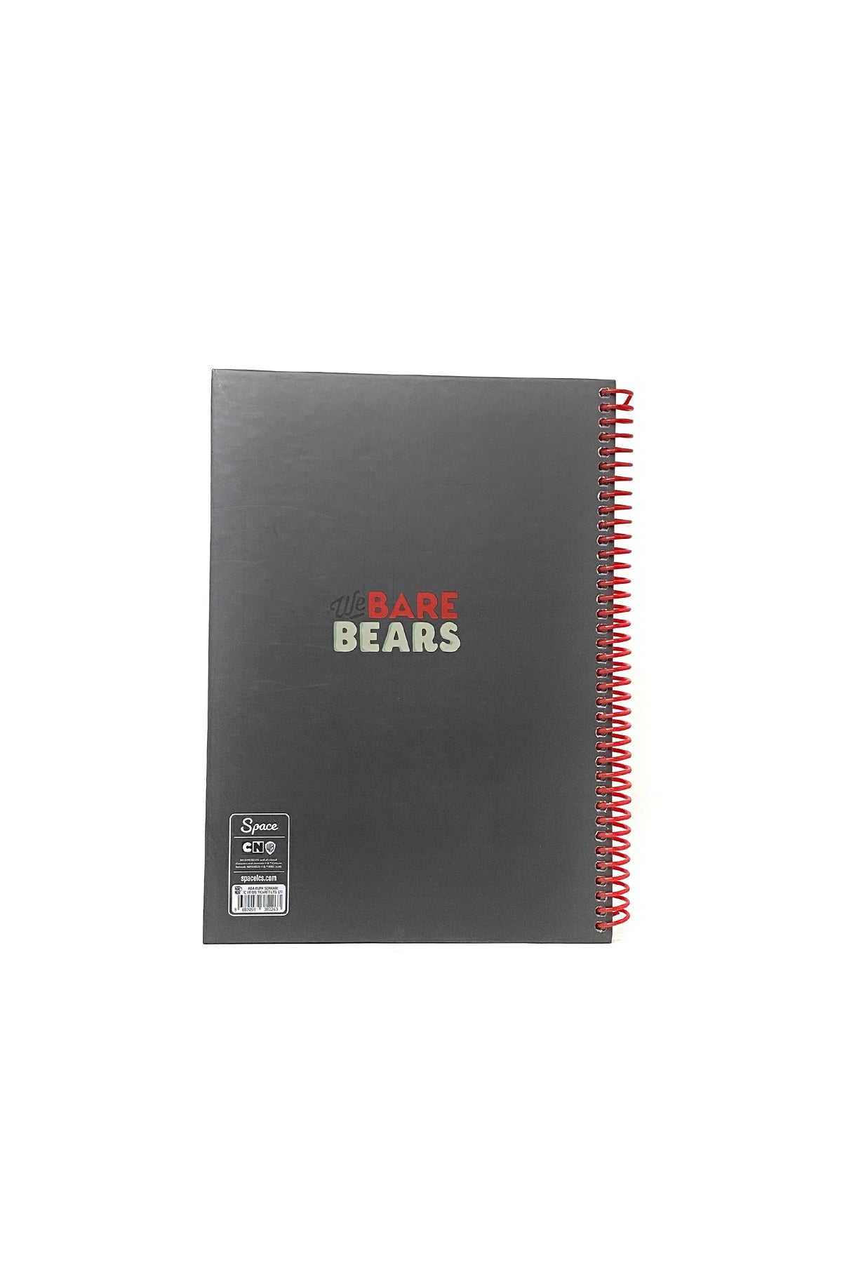 We Bare Bears Bro Time Spiralli Sert Kapak Kareli Defter