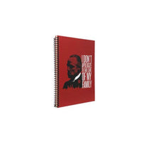 The Godfather My Family Spiralli Sert Kapak Kareli Defter 96 Yaprak