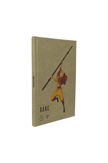 Avatar Aang Sert Kapak Çizgili Defter