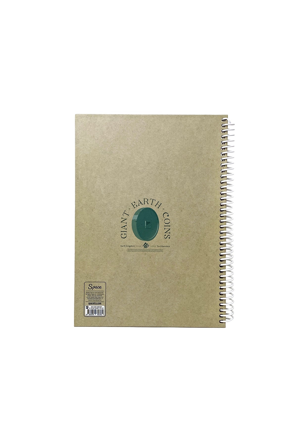 Avatar Aang Spiralli Sert Kapak Kareli Defter