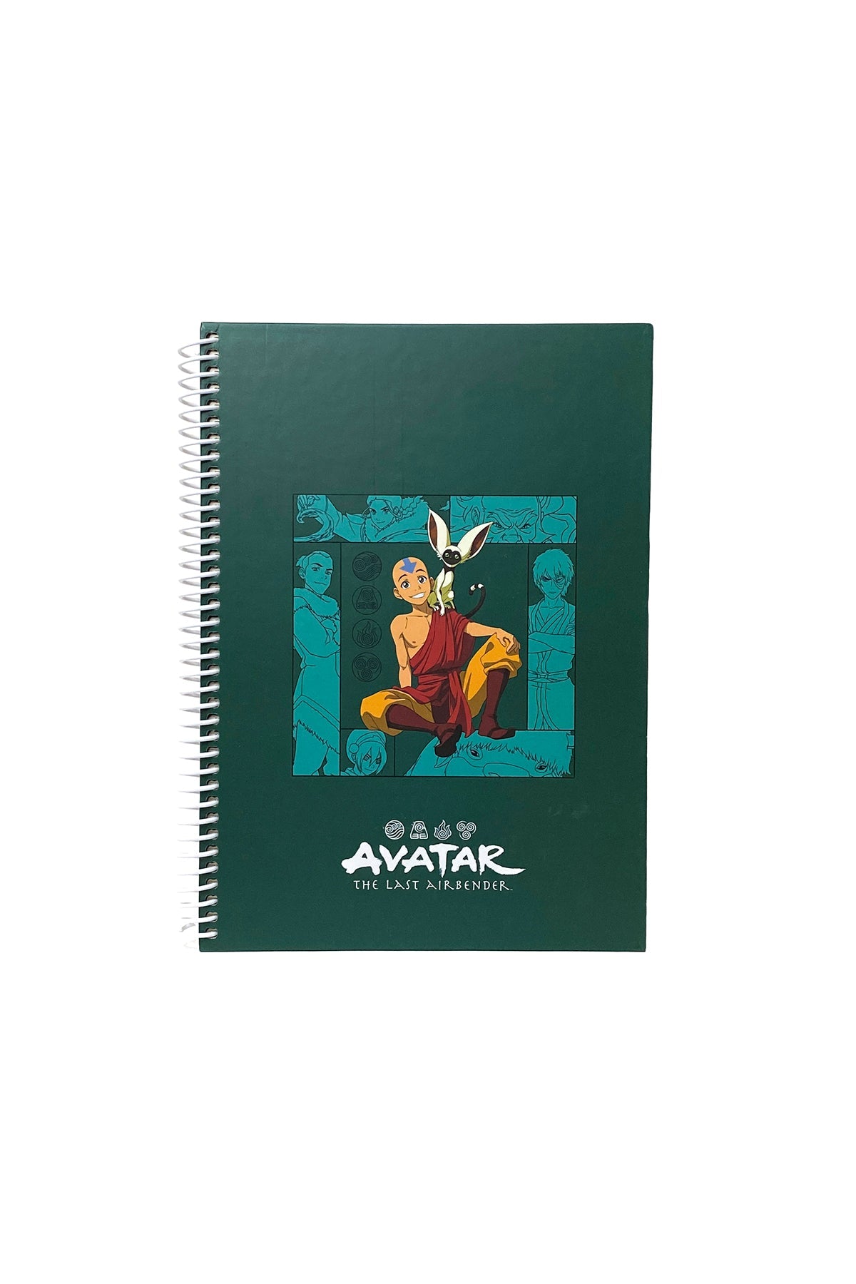 Avatar Aang Spiralli Sert Kapak Kareli Defter