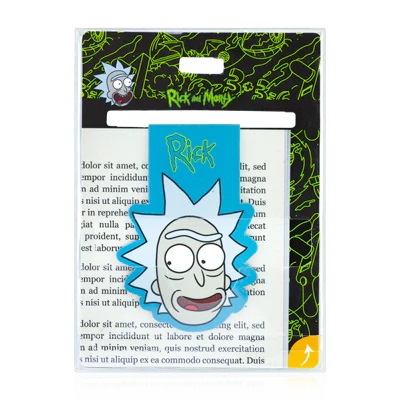 Rick & Morty Rick Kitap Ayracı