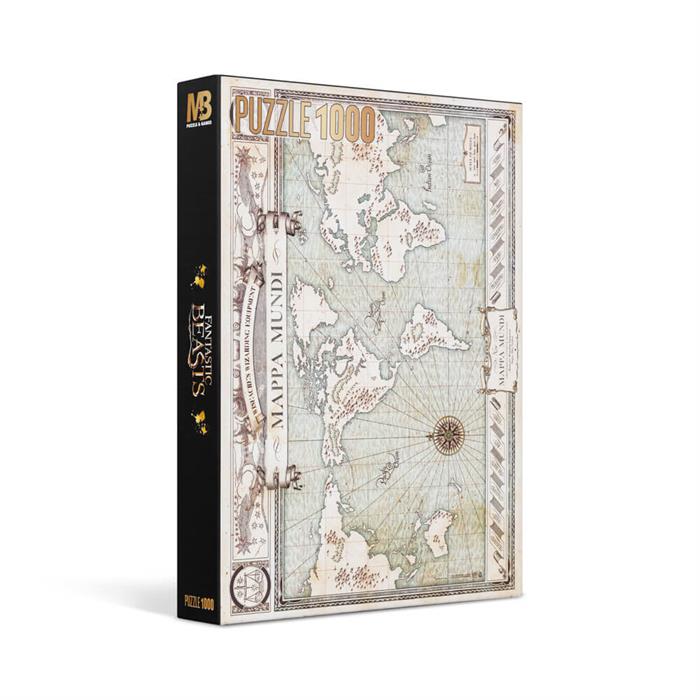 Fantastik Canavarlar 1000 Parça Dünya Haritası Puzzle