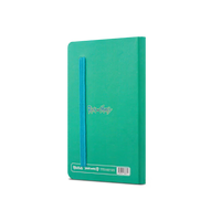 Rick & Morty Sert Kapak Lastikli Mini Defter Yeşil