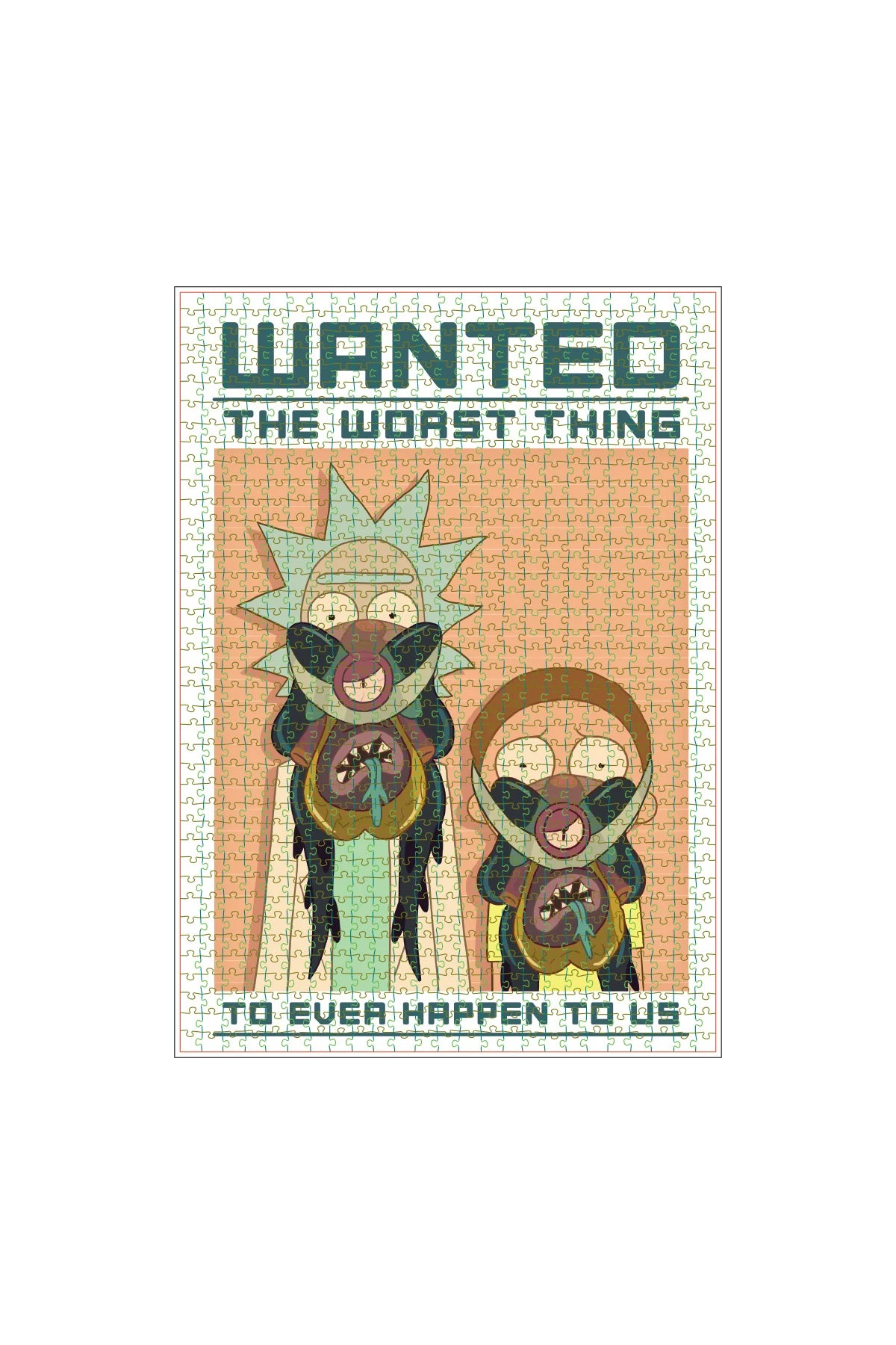 Rick & Morty Wanted The Worst Thing 1000 Parça Puzzle