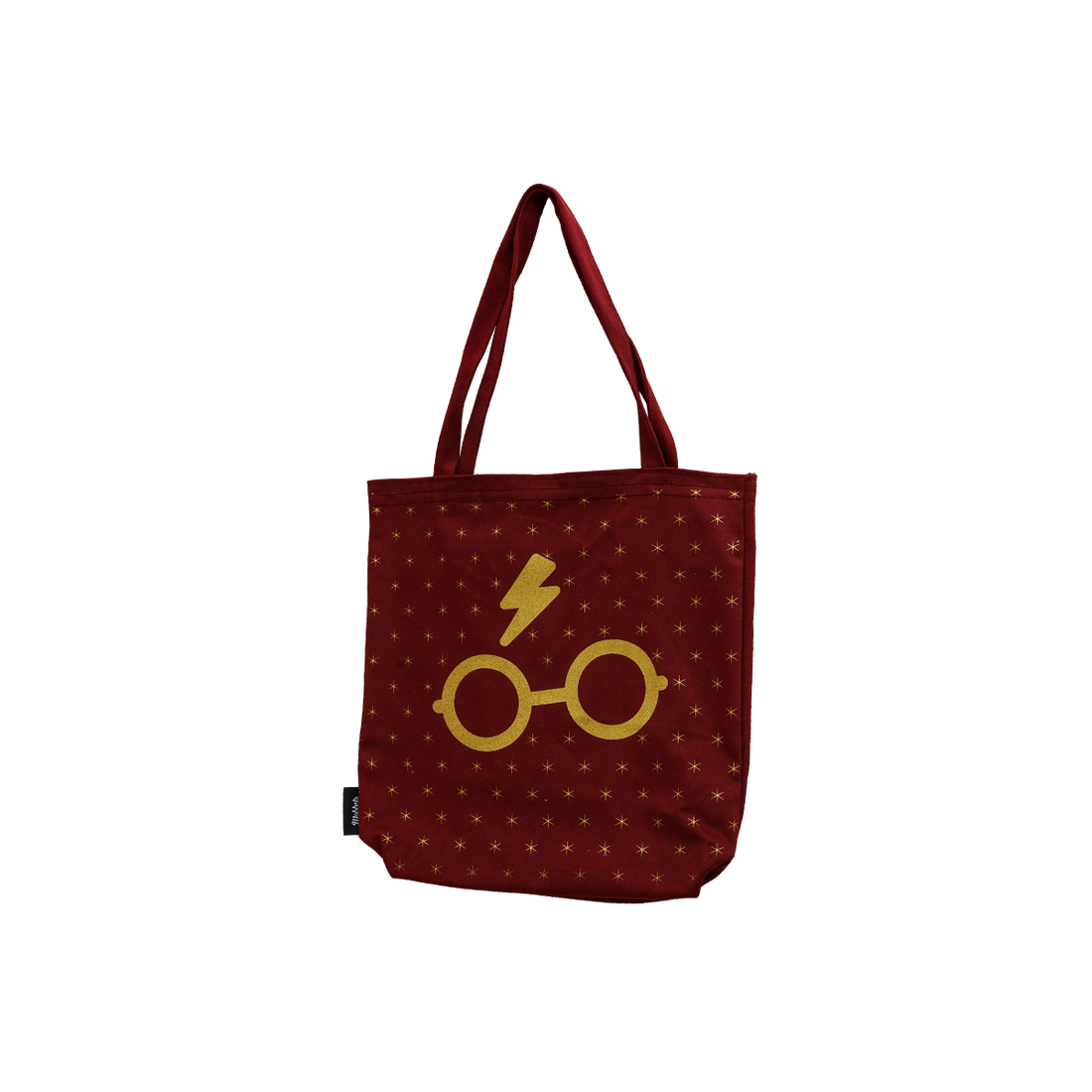 Harry Potter Gözlük Bez Çanta Gabardin Bordo