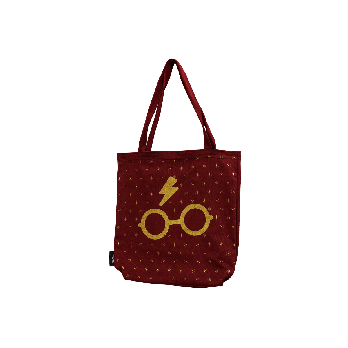 Harry Potter Gözlük Bez Çanta Gabardin Bordo