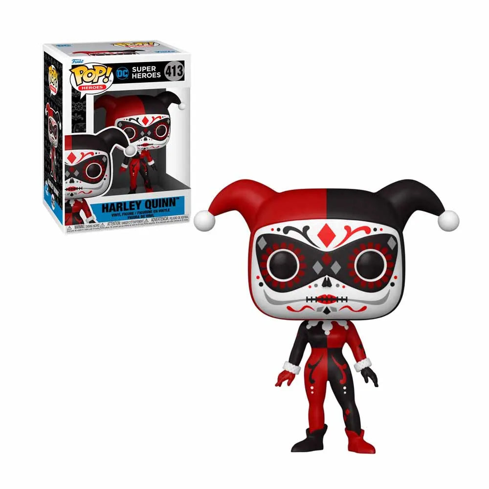 Funko Pop! - 413 - Heroes: Dia De Los DC- Harley Quinn
