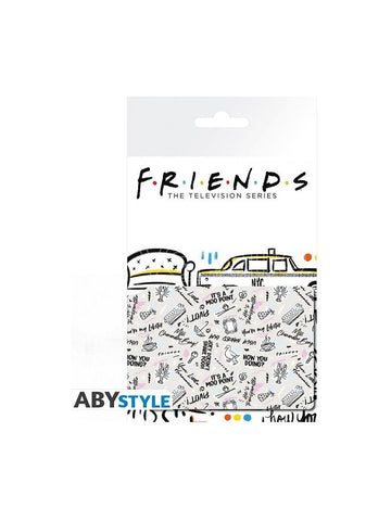 Friends Card Holder Doodle - Kartlık / Cüzdan
